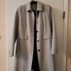 Zara Trafaluc Tan Pea Coat (Medium)